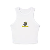 Cool Wolf Crowned Racer Tank Top for Women - Stylish Summer Essential