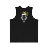 Wolfhouse Boxing Basketball Jersey — Black King Wolf Graphic