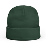 Warm Knit Beanie with 'WOLFHOUSE' Embroidery - Cozy Winter Accessory