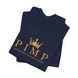 Pimp Gold Crown Tee — Minimal Vintage Logo T-Shirt