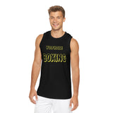 Wolfhouse Boxing Basketball Jersey — Black King Wolf Graphic