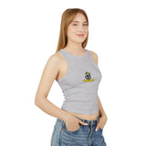 Cool Wolf Crowned Racer Tank Top for Women - Stylish Summer Essential
