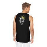 Wolfhouse Boxing Basketball Jersey — Black King Wolf Graphic