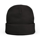 Warm Knit Beanie with 'WOLFHOUSE' Embroidery - Cozy Winter Accessory