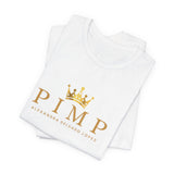 Pimp Gold Crown Tee — Minimal Vintage Logo T-Shirt