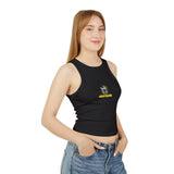 Cool Wolf Crowned Racer Tank Top for Women - Stylish Summer Essential