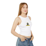 Cool Wolf Crowned Racer Tank Top for Women - Stylish Summer Essential